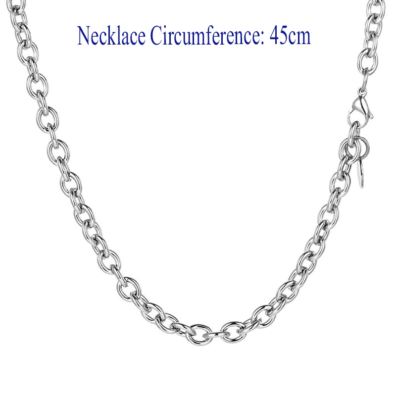 DIY FashionStainless Steel Bracelet Necklace For Cool Boy Men Wedding Accessories Jewelry Gift